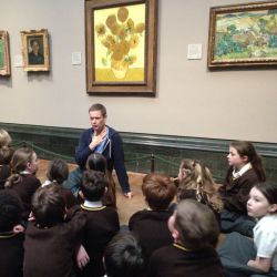 Year 4 set off to the National Gallery